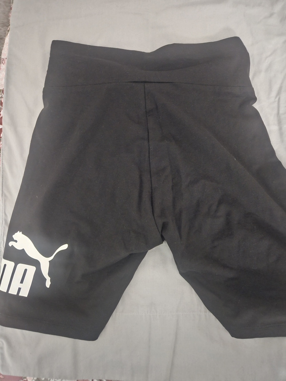 Puma Black Kids' Logo Bike Shorts